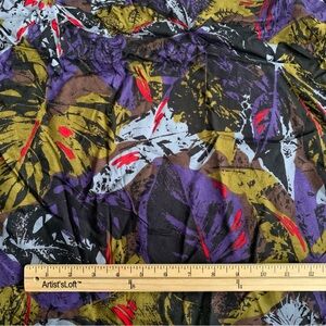 Fabric | Super Soft Flowy Rayon Fabric, Sarong Weight, Moody, 57" x 2.5+ yards